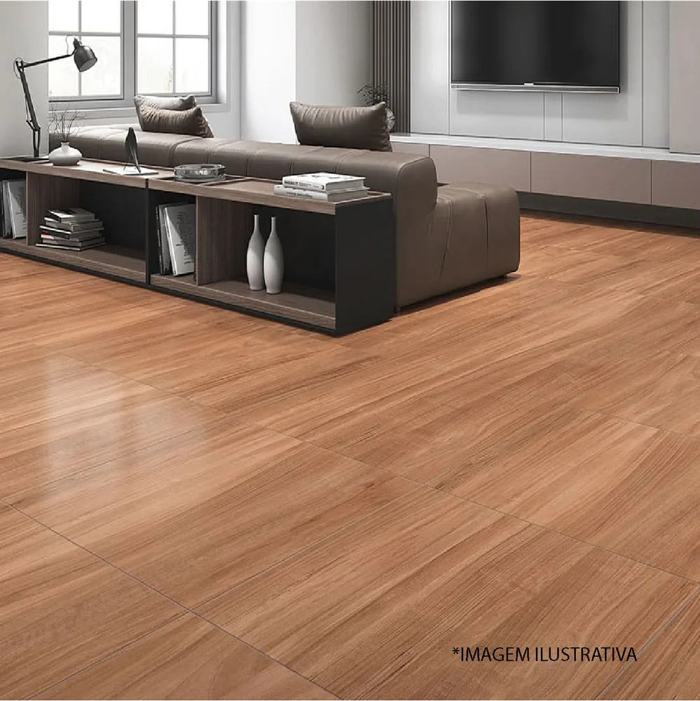 PISO HD 66X66CM RETIFICADO POLIDO ROBLE CAIXA 2,18M² (5 PEÇAS)- FORMIGRES PREMIUM