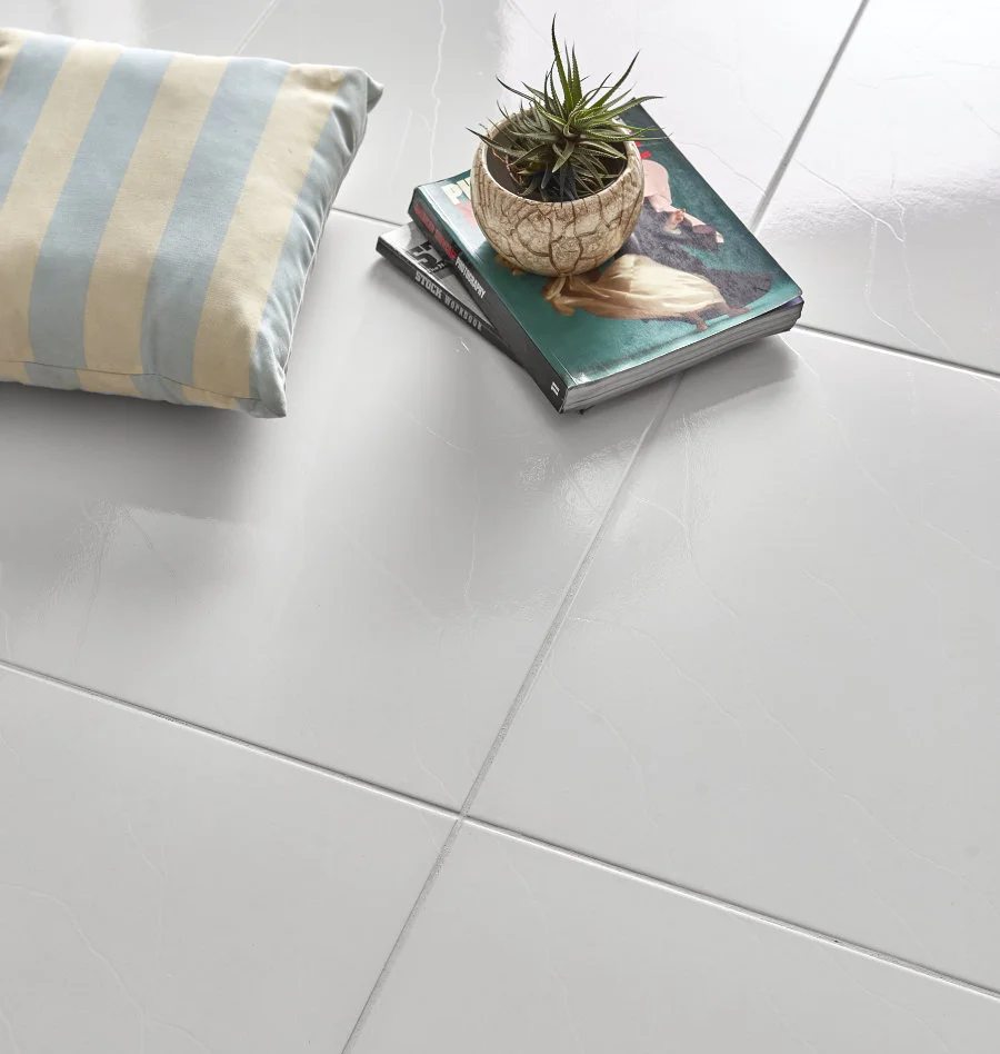 PISO HD 58X58CM VPC58000 BRANCO MARMORIZADO CAIXA 2 35M² (7 PEÇAS) - VIVA