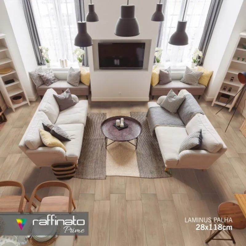 REVESTIMENTO REGUA CERAMICA BOTANIC PALHA HD RETIFICADO 28X118CM (CX1,69M² 5PÇ) COD.77032 - CEJATEL