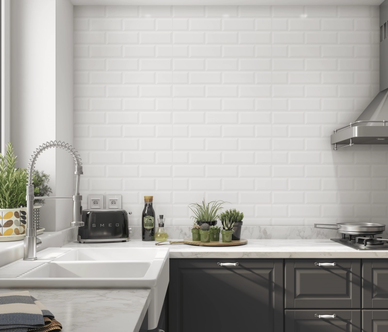 REVESTIMENTO 32 4X60 7CM DECORARE BIANCO A (CX2 35M²12PC) 7740681 - PISOFORTE