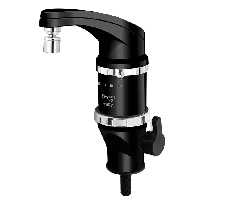 TORNEIRA ELETRICA 4T ELEGANCE PRETA DE BANCADA 6800W 220V COD. 1043202 / 4320 - FAME