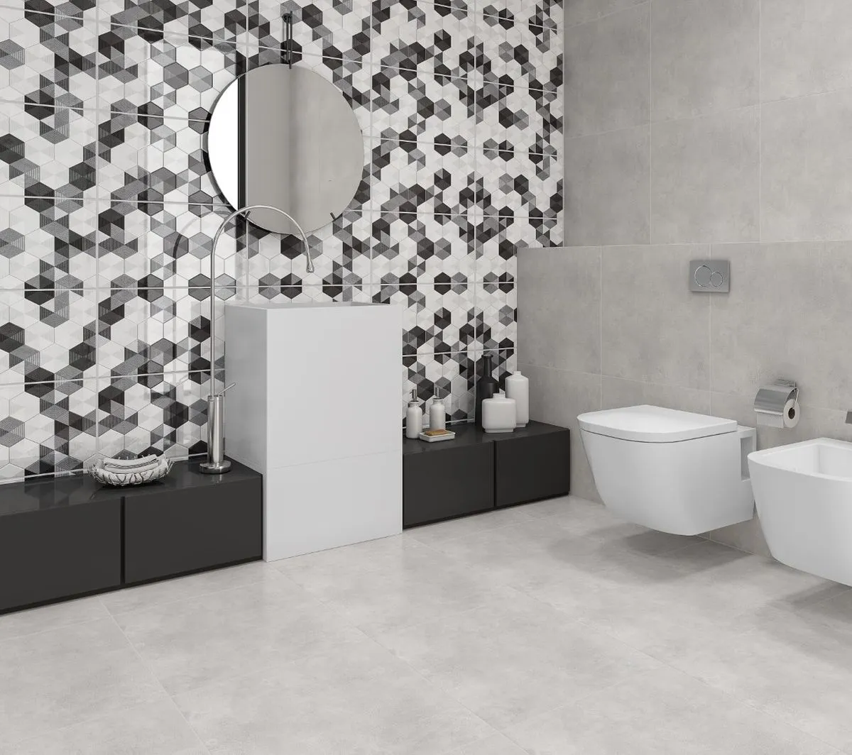 PISO REVESTIMENTO HD 32X58CM 60176 LOSANGOS CZ (CX2 02M²11PÇ) LA- INCOPISOS